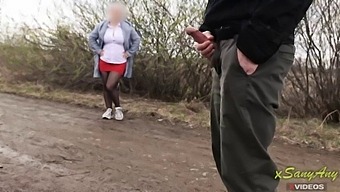 I Pulled Out My Penis In A Public Park, An Unfamiliar Mother Saw It And Became Interested. I Shot A Video On The Hidden Camera. Xsanyany