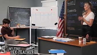 Naughty America - Blonde Teacher Jordan Maxx Wants To Help Her Student Achieve Success...And Erectings.