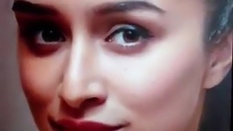 Shraddha Kapoor Cum Tribute #6 With Lube And Sex Toy.