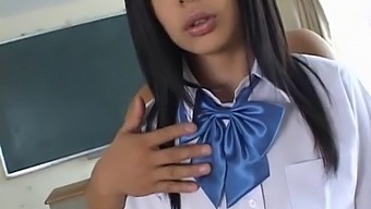 Aya Seto Is A Beautiful Asian Schoolgirl.