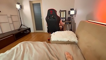 I Couldn'T Resist Watching My Boyfriend Pleasure Himself And Decided To Record It