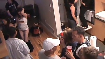 Group Sex Turns Into Wild Interracial Orgy At Party