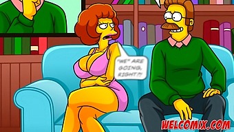 A Wife Swap Gone Wrong In The Simptoons' Porn Video
