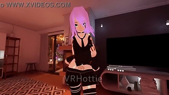 Intense Couching Session With A Seductive Dancer In Vrchat