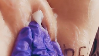 High-Definition Close-Up Of Wet And Dripping Pussy Sounds And Moans