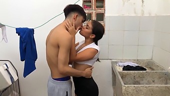 A Spanish Teen With A Tight Brown Pussy Gets Filled With Milk In My Step-Sister'S Story