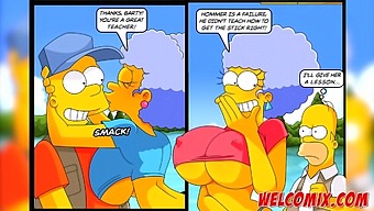 Hottest Cartoon Babe With Amazing Breasts And Rear End! Simpson'S Adult Animation!