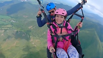 Erotic Paragliding Pilot Experiences Extreme Pleasure At High Altitude