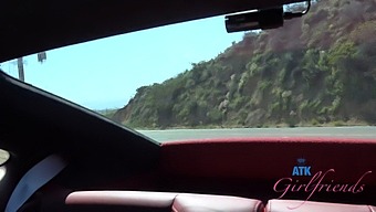 Pov Video Of A Wild Car Ride With Blonde Babe Summer Vixen