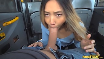 European Taxi Driver Helps A Thai Girl Relieve Herself And Then Pleasures Her With His Large Penis