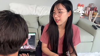 Elle Lee, Medical Student, Gives Back To Her Tutor In A Steamy Way