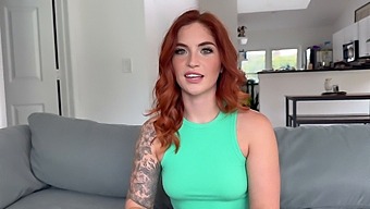 A Stunning Redhead With A Voluptuous Derriere Seeks Counsel And Is Intensely Penetrated By A Well-Endowed Man, Resulting In A Substantial Internal Ejaculation