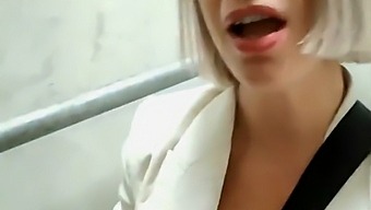 Mature Milf And 18-Year-Old Engage In Public Bathroom Sex