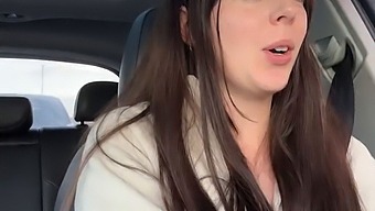 Canadian Girl Gets Naughty With Her Sex Toy In Public