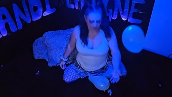 Sensual Milf Indulges In Balloon Fetish In A Safe, Consensual Video