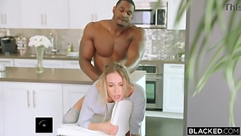 Vixenplus Features Interracial Action With A Black Stud And His White Friend