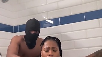 Huge Black Cock Penetrates My Anus In The Shower!