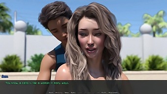 Sunbathing With A Naughty Stepmother In 3d Animated Hentai