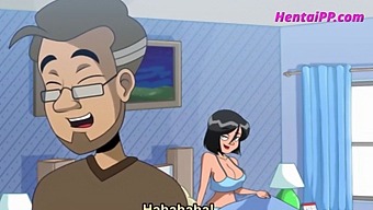 Stepmother With Big Breast Helps Her Stepson To Reach Orgasm In This Hentai Video.